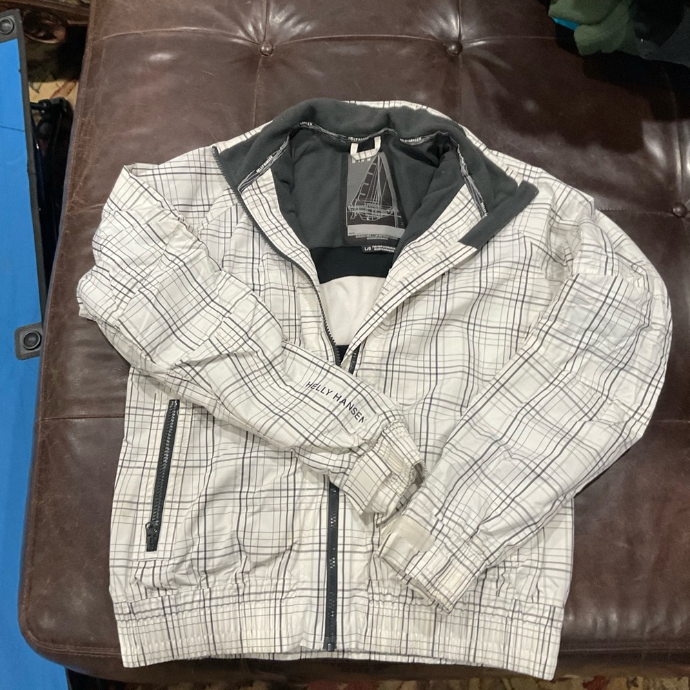 Hello Hansen White Plaid Women’s Jacket